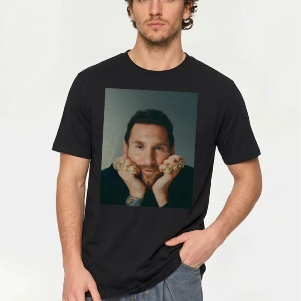Antonela Roccuzzo Messi 8th Ballon d’Or 14k Gold Rings Shirt