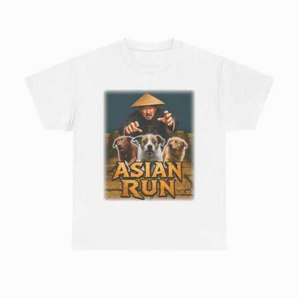 ASIAN RUN — Vintage Retro Action Movie Inspired Shirt