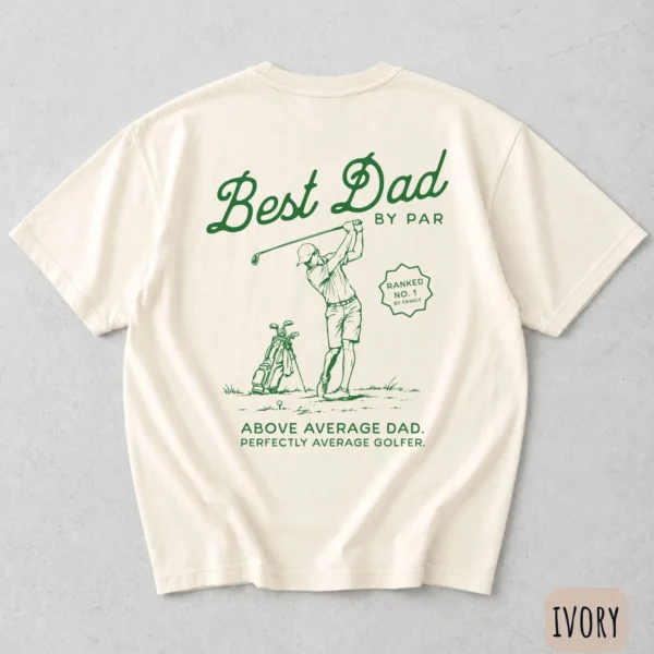 Best Dad By Par Golf Shirt