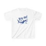 Bite me! Shark Graphic Y2K Summer Aesthetic Baby Tee