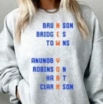 Brunson Bridges Towns Knicks Roster Names Graphic Shirt