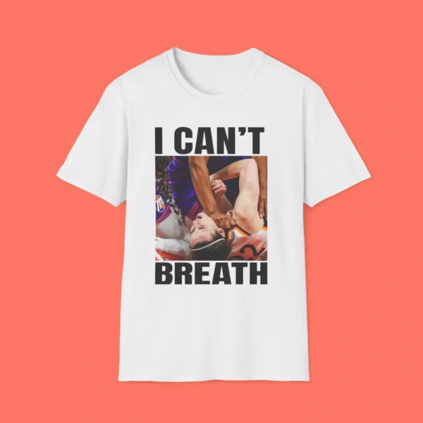 Caitlin Clark I Can't Breathe Basketball Fan Shirt