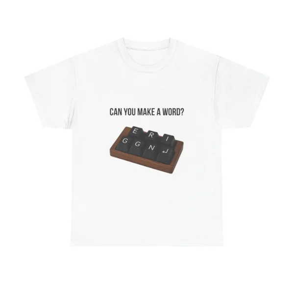 Can You Make a Word? Wordle Shirt
