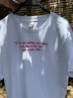 Chuck Him in the Bin — Relationship Advice Graphic Shirt