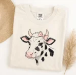 Coquette Cow Soft Girl Aesthetic Country Shirt