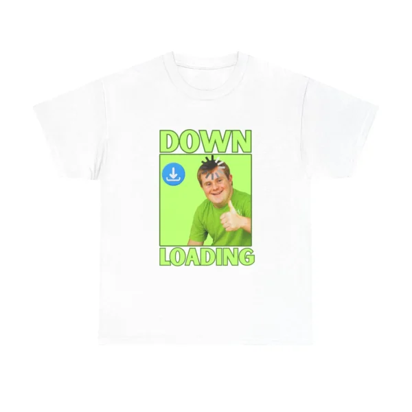 Down loading Shirt — Clever Wordplay Design