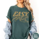 Easy Tiger Vintage Distressed Boho Graphic Shirt