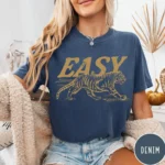 Easy Tiger Vintage Distressed Boho Graphic Shirt
