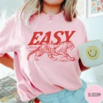 EASY Tiger Vintage Oversized Graphic Shirt | Retro
