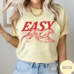EASY Tiger Vintage Oversized Graphic Shirt | Retro