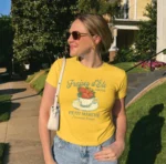 Fraises d'Été Strawberry Baby Tee | Provence Graphic