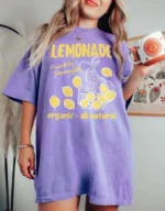 Freshly Squeezed Lemonade Graphic Shirt - Retro Summer