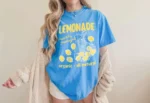 Freshly Squeezed Lemonade Graphic Shirt - Retro Summer