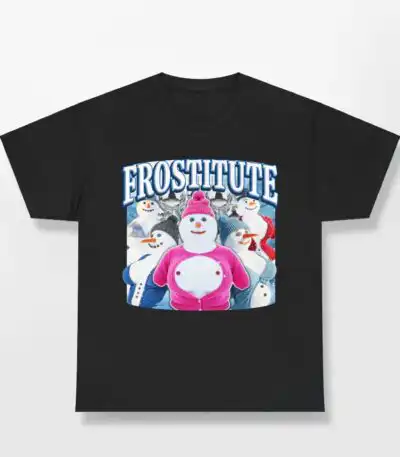 FROSTITUTE Cheeky Holiday Snowman Shirt