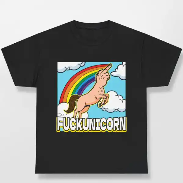 FUCKUNICORN – Irreverent Bold Unicorn Graphic Shirt