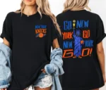 Go New York Go Knicks Classic Basketball Print Shirt