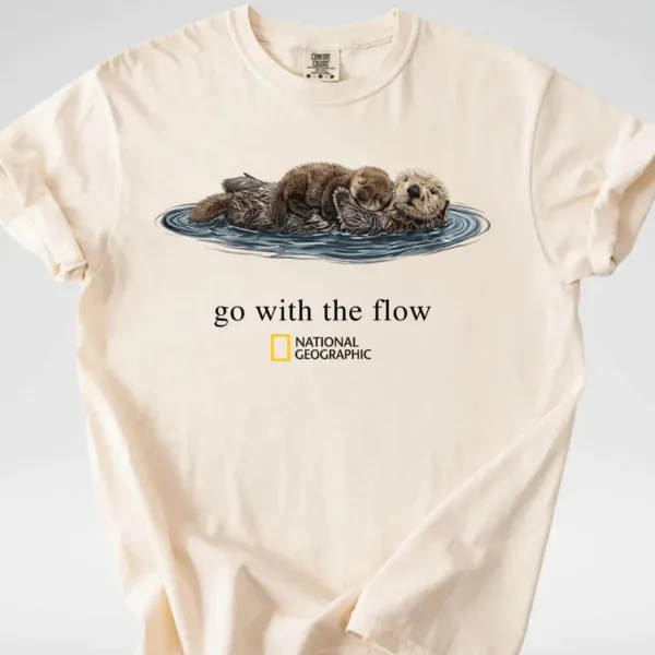 Go With The Flow Otter T-Shirt – National Geographic Shirt