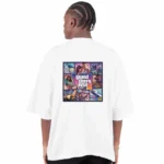 GTA 6 Vice City Heavyweight Oversized Graphic Shirt