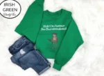 Hold On Partner I'm Overstimulated Sweatshirt