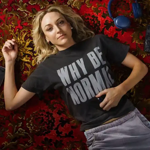 Holly Shervey Crackhead Frankie Why Be Normal Shirt