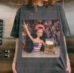 Hot Mess Barbie Patriotic Drunk 4th of July Beer Shirt