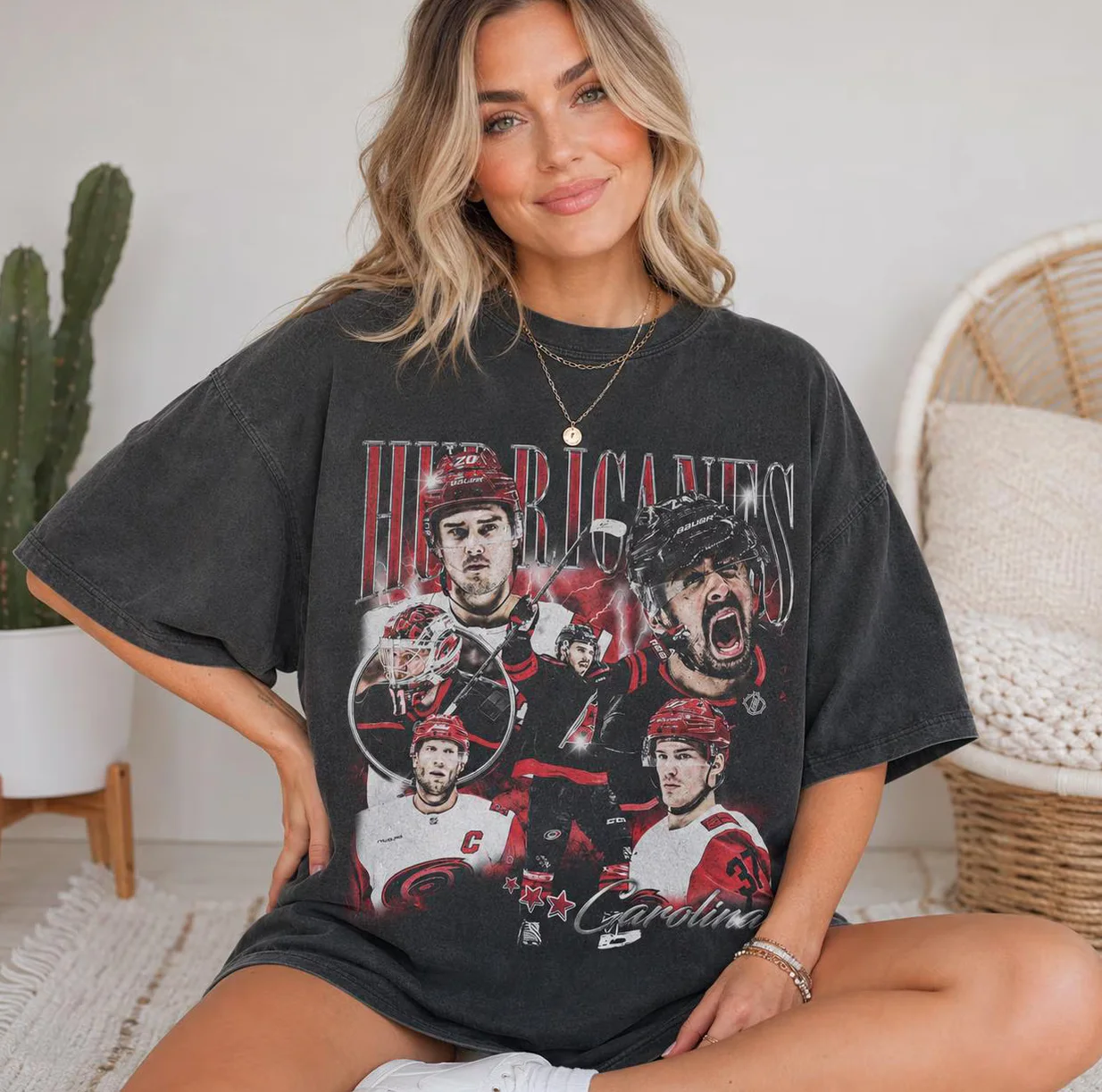 Hurricanes Vintage Carolina Hockey Shirt Hurricanes Vintage Carolina Hockey Shirt