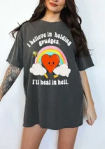 I Believe in Holding Grudges Oversized Shirt