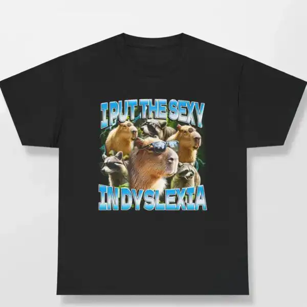 I Put The Sexy In Dyslexia — Y2K Vintage Graphic Shirt