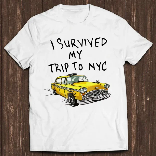 I Survived My Trip to NYC Yellow Taxi Travel Shirt