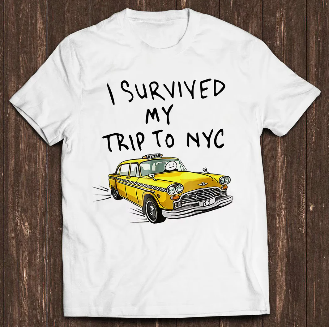 I Survived My Trip to NYC Yellow Taxi Travel Shirt I Survived My Trip to NYC Yellow Taxi Travel Shirt