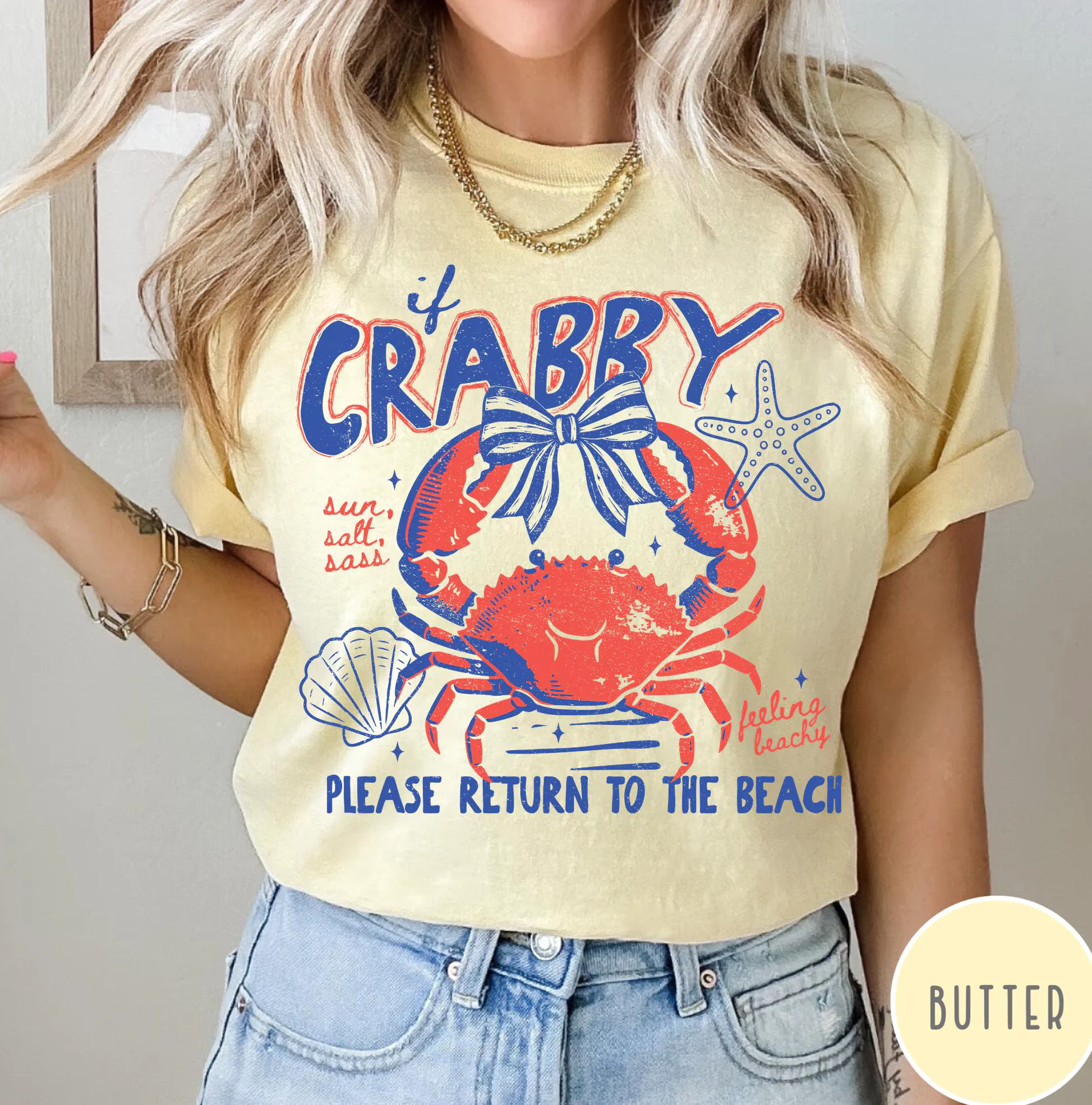 If Crabby Please Return to the Beach Shirt If Crabby Please Return to the Beach Shirt