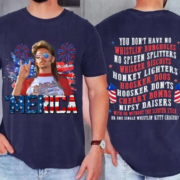 Joe Dirt Merica Fireworks Stand 4th of July Shirt