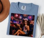 Just Here For The Wieners - 4th Of July Shirt