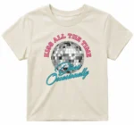 Kiss All The Time Disco Occasionally Graphic Baby Tee