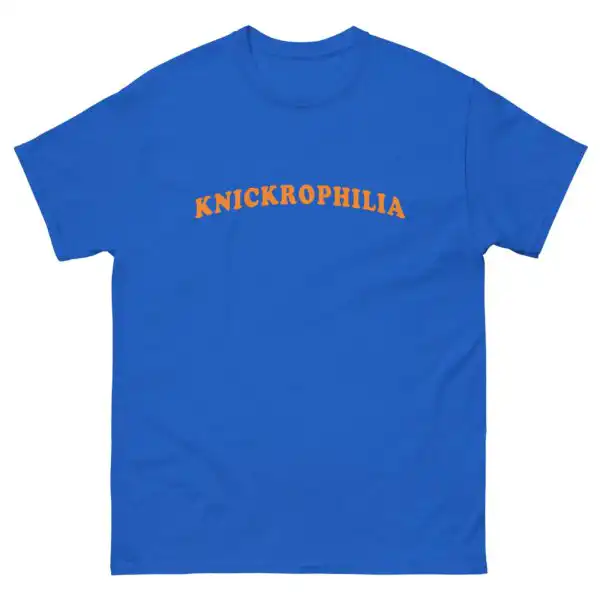 Knickrophelia NBA Finals Delay 100% Cotton Shirt