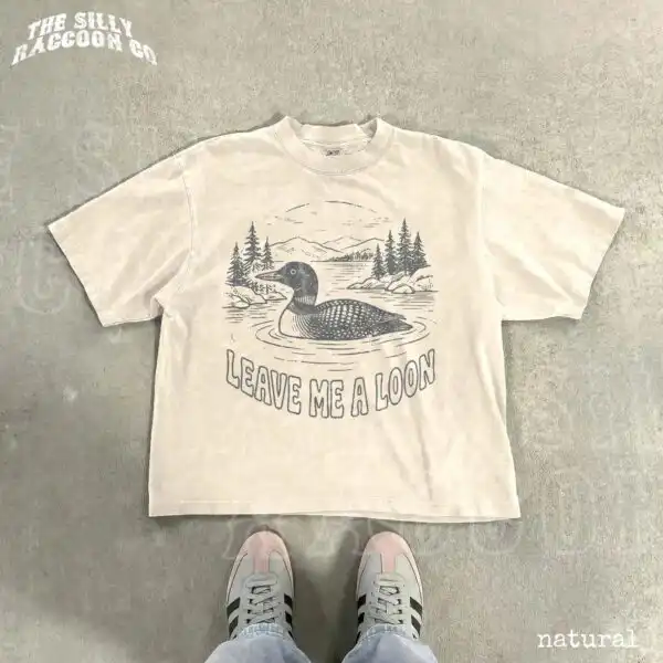 Leave Me A Loon Vintage Loon Lake Life Unisex Shirt