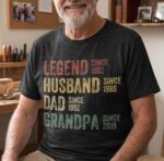 Legend Since Personalized Dad Grandpa Shirt