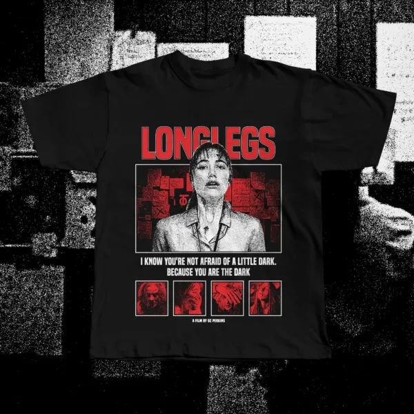 Longlegs Movie T-Shirt Nicolas Cage Horror Graphic Shirt