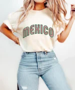 MEXICO Vintage 1968 Heritage Retro Striped Shirt