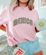 MEXICO Vintage 1968 Heritage Retro Striped Shirt