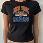 NEW YORK KNICKS Retro Y2K Basketball Baby Tee