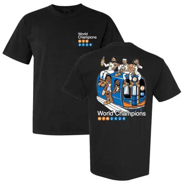 NY World Champions 2026 Tee Barstool Sports Fan Shirt