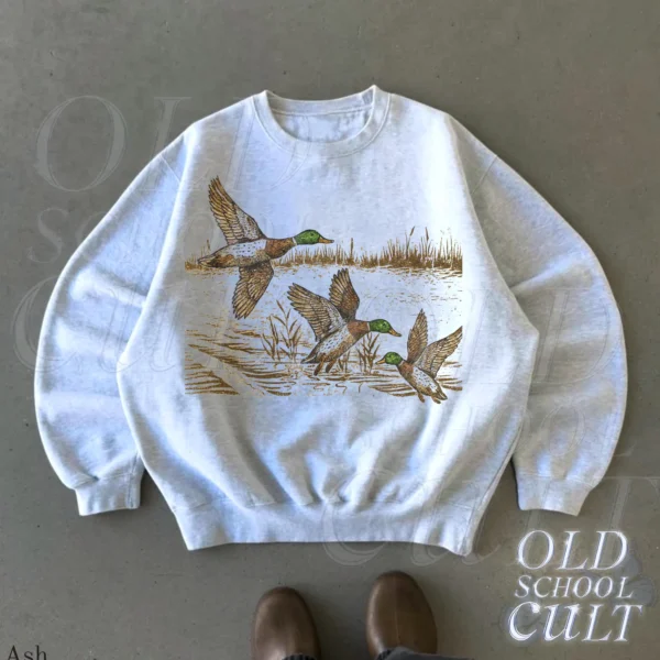Old School Cult Vintage Mallard Nature Sweatshirt