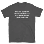 On My Way to the Genderless Bathroom — Funny Pride Shirt