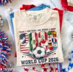 One Game One World 2026 World Cup Soccer Graphic Shirt