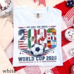 One Game One World 2026 World Cup Soccer Graphic Shirt