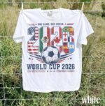 One Game One World 2026 World Cup Soccer Graphic Shirt