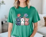 Patriotic Cats 4th of July Shirt — America 250