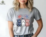 Patriotic Cats 4th of July Shirt — America 250