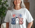 Patriotic Cats 4th of July Shirt — America 250